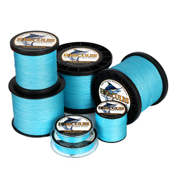 HERCULES 1000M 1094Yds Blue 10lb-420lb PE Braid Fishing Line 12 Strands HERCULES